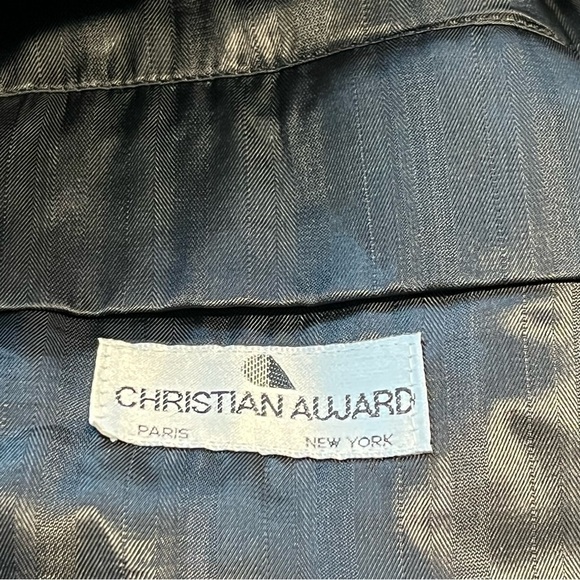 Christian Aujard Cashmere Blend Double Breasted Overcoat Mens 42 Black - Picture 13 of 16